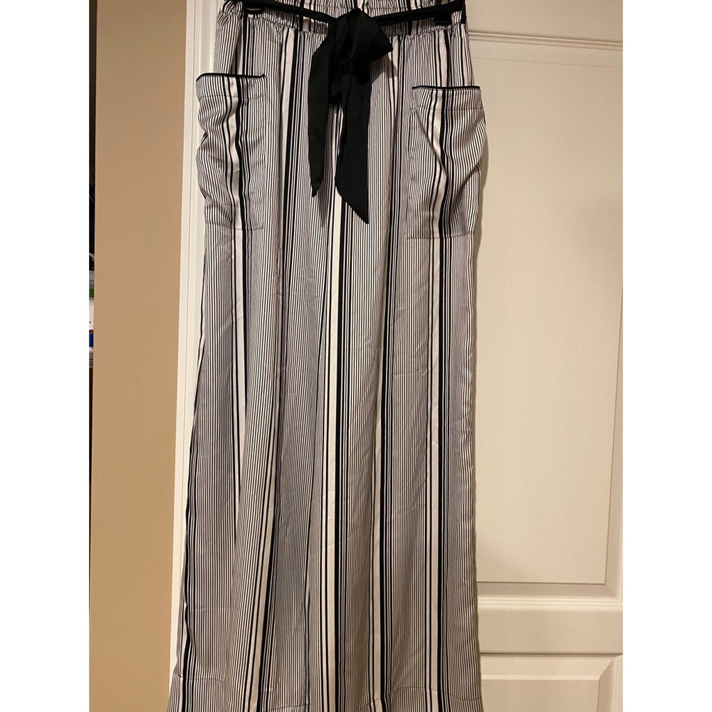 Victoria secret high waisted wide leg tie pants